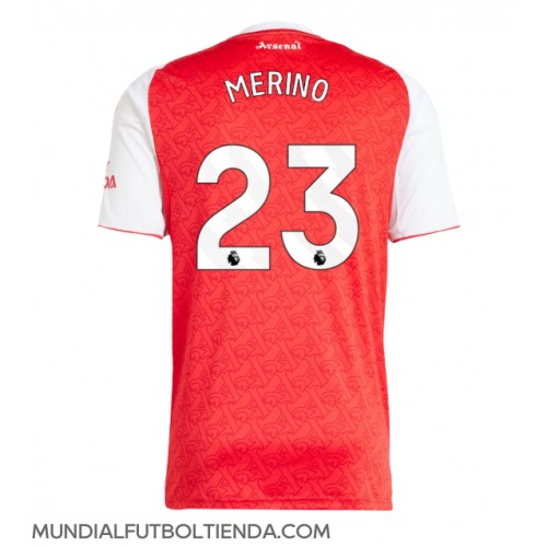 Camiseta Arsenal Mikel Merino #23 Primera Equipación Replica 2025-26 mangas cortas Camiseta Arsenal Mikel Merino #23 Primera Equipación Replica 2025-26 mangas cortas